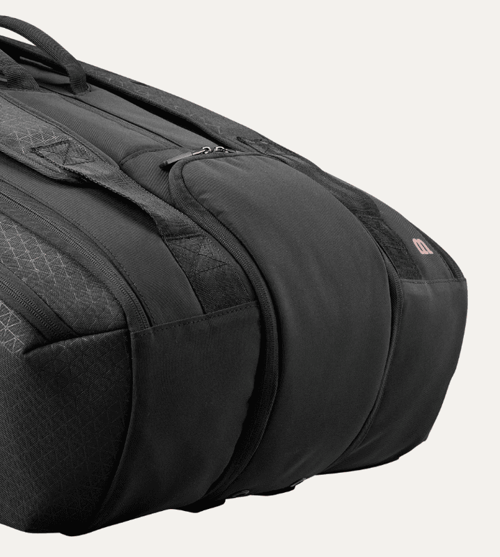 Wilson Super Tour Clash V3 15PK Racket Bag (Svart / Rød)