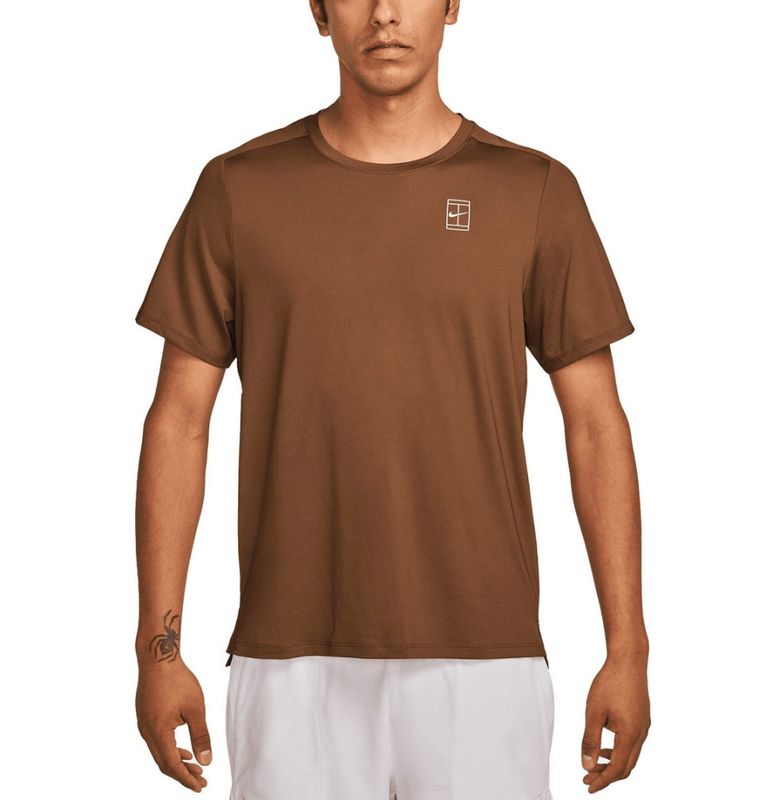NikeCourt Men's Dri-FIT Advantage Top (Light British / White)