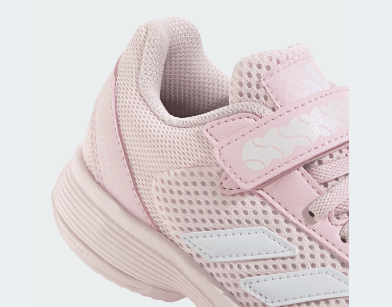 Adidas Courtflash Junior (Distilled Pink / Court White)