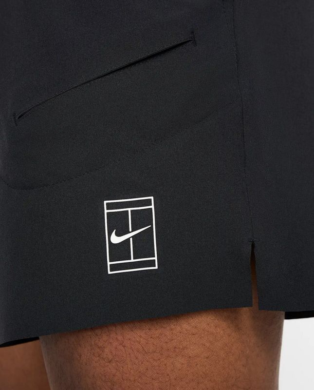 NikeCourt Advantage Men's Dri-FIT 6in Shorts (Svart)