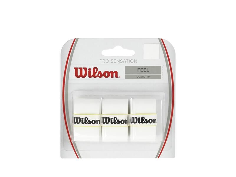 Wilson Pro Sensation Feel Overgrip 3 Pack (Hvit)