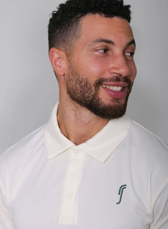 RS Men's National Team Polo (Court White / Court Green)