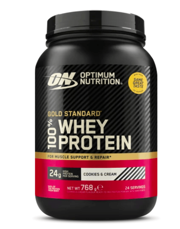 Optimum Nutrition 100% Whey Gold Standard, Cookies & Cream, 775g 