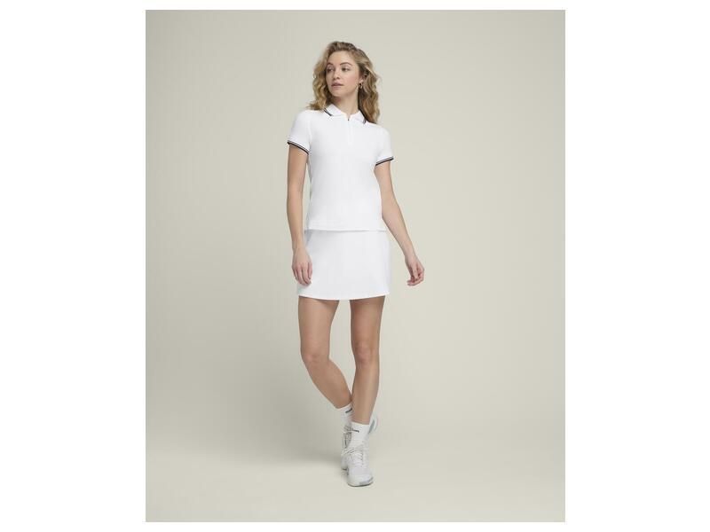 Wilson Women's Team Flat Front Skirt (Bright White)
