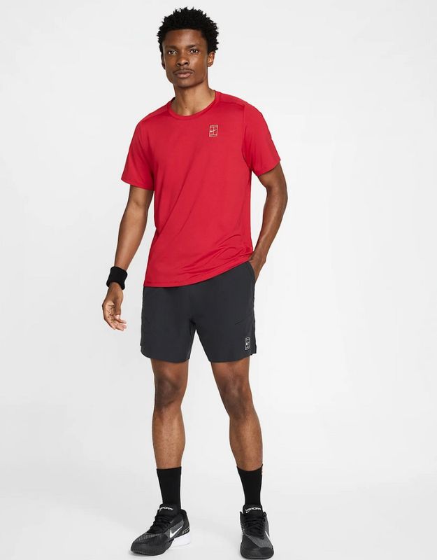 NikeCourt Advantage Men's Dri-FIT 6in Shorts (Svart)